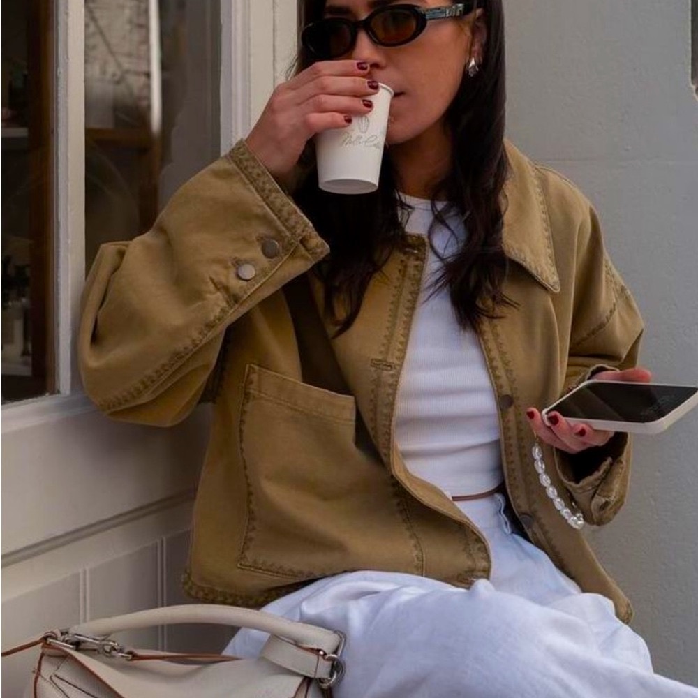 ZARA EMBROIDERED JACKET ZW COLLECTION